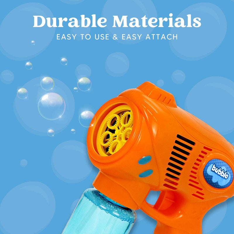 3 Bubble Gun Blasters (Blue Green Orange)