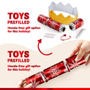 Christmas Party Table Favors (Red White Snowflake), 12 Pack