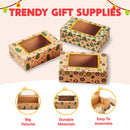 12 PCS Foiled Christmas Cookie Boxes for Gift Giving