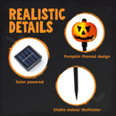 10Pcs Halloween Solar Pumpkin Pathway Lights Decorations