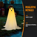 3Pcs Halloween Decorations Outdoor Ghosts Pathway Lights