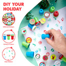 25 PCS Christmas Rubber Stamps for Kids Gift