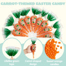 12 Pcs Easter Candy with Carrot Bags