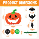 Halloween Pumpkin Car Decorations Kit with Pumpkin