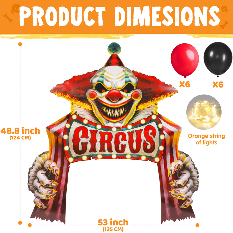 Halloween Clown Circus Carnival Theme Decorations Kit