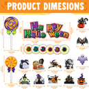 Lollipops Candy Halloween Trunk Or Treat Car Stickers Decor