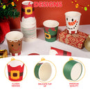 48 PCS Merry Christmas Disposable Cups