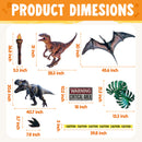 Halloween Dinosaur Park Theme Car Sticker Kit Trunk or Treat Decorations