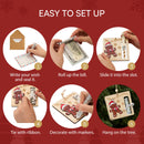 8 Pcs Christmas Money Holders for Cash Ornaments, Card Holder Display for Christmas Party Decorations