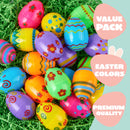 24PCS 2.3" Printed Eggs