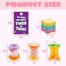 28 Pcs Valentines Day Gift Impossible Spiral Cone Fidget Toy with Valentine Cards