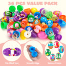 36 Pcs Prefilled Easter Eggs with Assorted Toys
