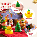 24 Days Christmas Advent Calendar Rubber Ducky Bath Toys