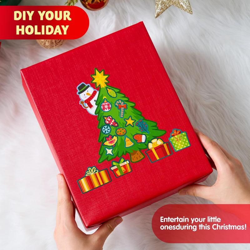 48 Pcs Christmas Sticker Sheets, Christmas Craft Supplies for Kids