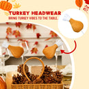 3 Pcs Thanksgiving Turkey Leg Headbopper Accessories