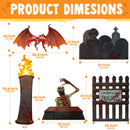 Halloween Cemetery Trunk or Treat Car Decorations Kit