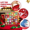 24 Days Christmas Advent Calendar Warm Cotton Socks for Adults