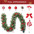 9FT Christmas Garland with Lights