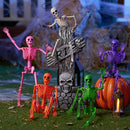 5 PCS Posable Halloween Skeleton Decor 16 Inches