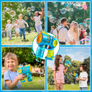 Bubble Gun Machine with Bubble Refill Solution