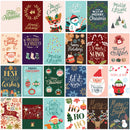 24 PCS Christmas Cards with Envelopes and Stickers