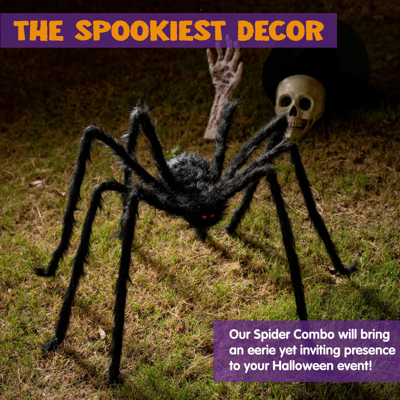 9Ft Halloween Spider Outdoor Decorations