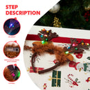 Christmas Light Up Reindeer Headband for Adult Kids