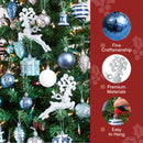 66 Pcs Christmas Balls Ornaments Set (Light Blue)