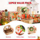 12PCS Christmas Cookie Boxes for Gift Giving
