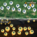 Halloween Decorations Outdoor Solar Scary Eyeball Lights-Warm White