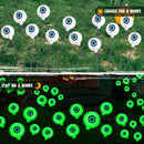 Halloween Decorations Outdoor Solar Scary Eyeball Lights-Spooky Green