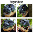 LED Lighted Eyes Jurassic Dinosaur Mask with Sounds, Moving Jaw Dinosaur Mask For Costume Gifts