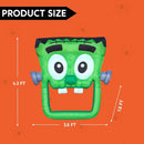 4.3ft Halloween Inflatable Green Face Zombie Trunk Or Treat