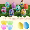 41 Pcs Easter Egg Decorating DIY Kit with Dye Tablets and Easter Stickers