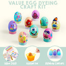 41 Pcs Easter Egg Decorating DIY Kit with Dye Tablets and Easter Stickers