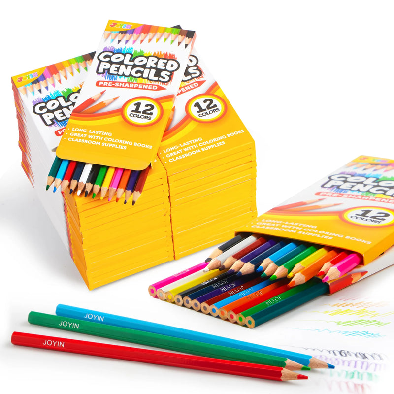 432 Count Colored Pencils Bulk, Pre-sharpened Colored Pencils for Kids 4+