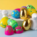 44Pcs 3.15in Printed Eggs Include 8 Golden Eggs for Easter Egg Hunt