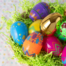 44Pcs 3.15in Printed Eggs Include 8 Golden Eggs for Easter Egg Hunt