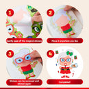 Christmas Make A Face Sticker Make Your Own Arts & Crafts