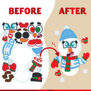 Christmas Make A Face Sticker Make Your Own Arts & Crafts