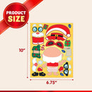 Christmas Make A Face Sticker Make Your Own Arts & Crafts
