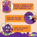 JOYIN 48Pcs 8 Vampire Styles Halloween Make-a-face Sticker Sheets