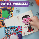 JOYIN 48Pcs 8 Vampire Styles Halloween Make-a-face Sticker Sheets