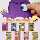 JOYIN 48Pcs 8 Vampire Styles Halloween Make-a-face Sticker Sheets