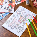 48 Pcs Christmas Kids Coloring Book Bulk in 6 Covers