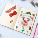 48 Pcs Christmas Make A Face Sticker, Xmas Stickers