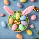 48Pcs Easter Eggs Pastel Color Golden Plastic Fillable For Easter Hunt Party Favors