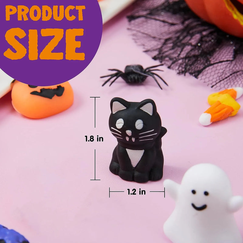 48Pcs Halloween Mochi Squishy Toys for Kids Gift