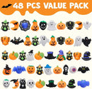 48Pcs Halloween Mochi Squishy Toys for Kids Gift