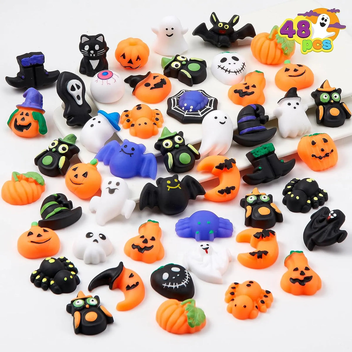 L'Avent Halloween 2023,24Pcs Ensemble Jouets à Presser,l'Avent Compte à